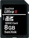 sandisk_8gb_ultra_ii_sdhc SanDisk anuncia tarjetas SDHC de 4GB y 8GB