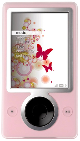 zune pink foto en Technocracia.com zune-pink Zune Rosa, para las damas