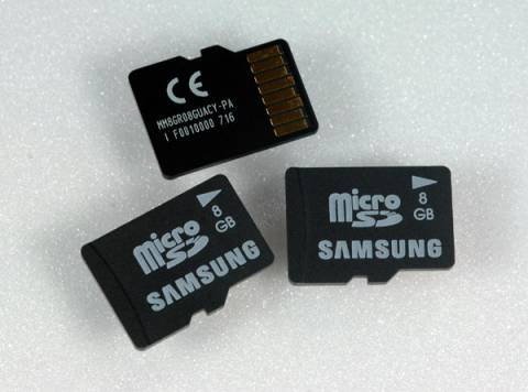 microsd8gb Samsung desarrolla memoria microSD de 8GB