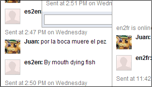 googletalk Utiliza Google Talk para traducir