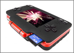 solar mp4 2 Consola portátil con emulador de Nintendo y alimentador solar