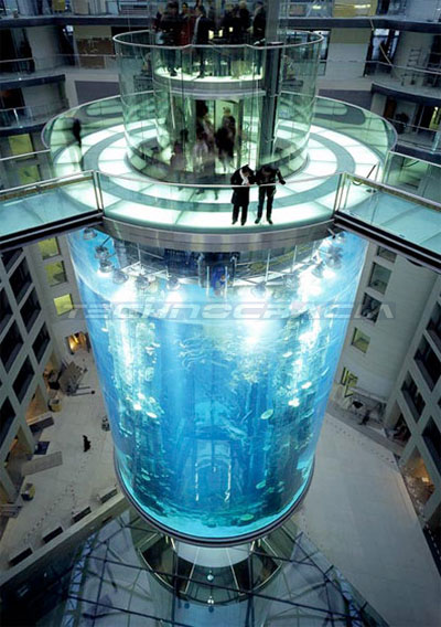 aquadom 03 foto en Technocracia.com aquadom_03 El acuario cilíndrico más grande del mundo
