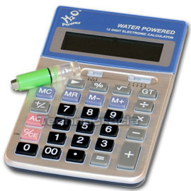 h2o Una calculadora muy verde