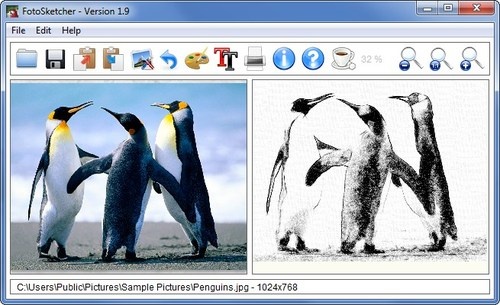 fotosketch Descarga recomendada : FotoSketcher