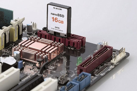 nanossd2 Micro disco SSD Elecom nanoSSD de 16GB
