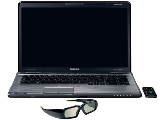 Toshiba lanza nuevas laptops 3D